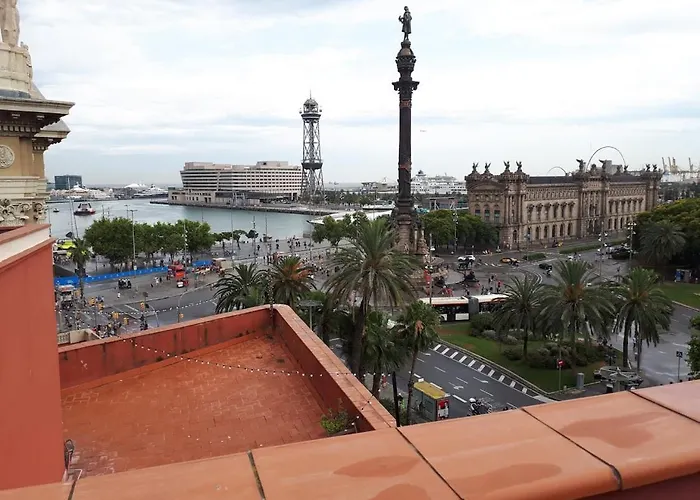 Apartment Beautiful Apartment On Las Ramblas With Port Views *